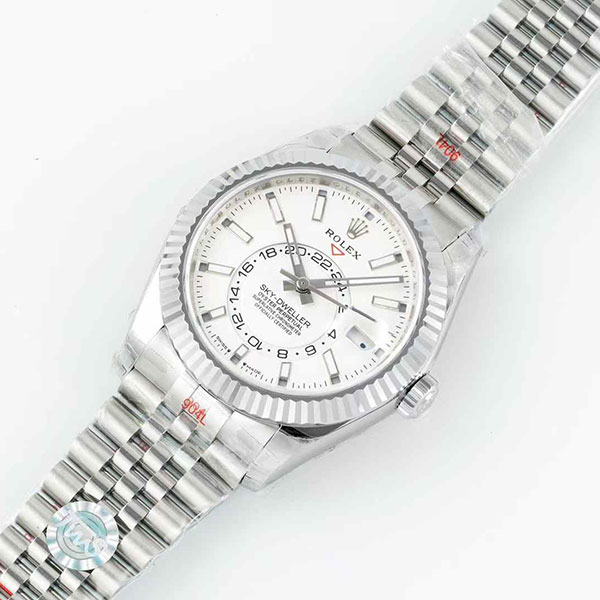 【TW製】新品ロレックスコピー時計 M336934-0004 スカイドゥエラー 336934 ホワイト 腕時計相談